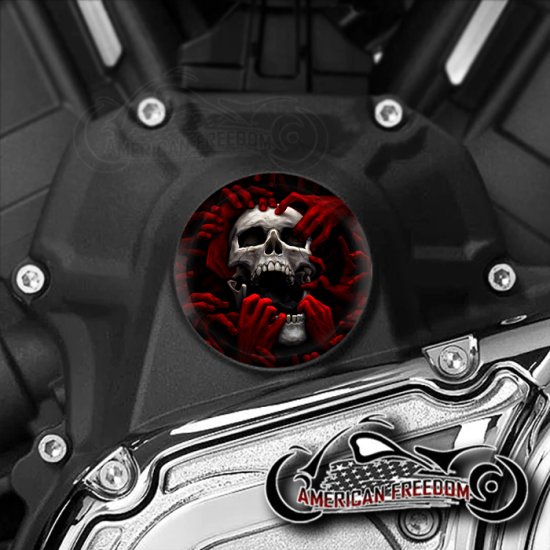 Indian Challenger Pursuit Water Pump Insert - Torn Apart Red