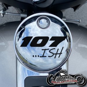 Chrome Harley Davidson Fuel Door - 107 ish