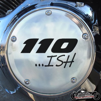 Chrome Harley Davidson Derby Cover - 110 ish