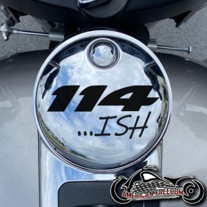 Chrome Harley Davidson Fuel Door - 114 ish