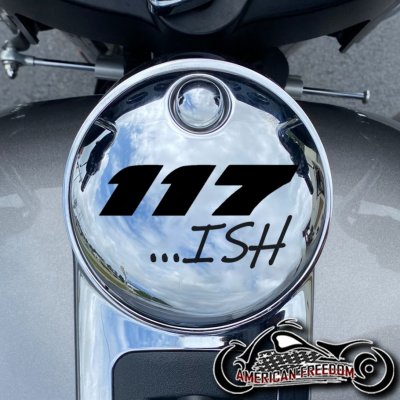 Chrome Harley Davidson Fuel Door - 117 ish