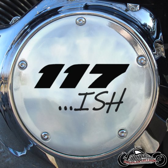 Chrome Harley Davidson Derby Cover - 117 ish