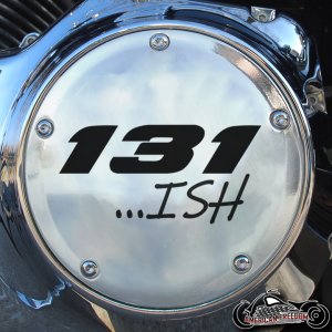 Chrome Harley Davidson Derby Cover - 131 ish