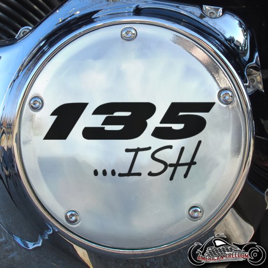 Chrome Harley Davidson Derby Cover - 135 ish