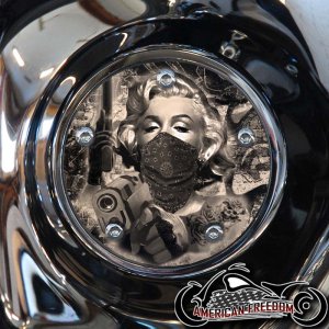 Custom Timing Cover - Marilyn Gunner Sepia Tone