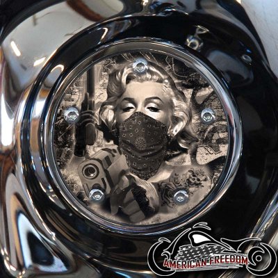 Custom Timing Cover - Marilyn Gunner Sepia Tone
