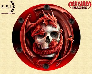 SUZUKI M109R Derby/Engine Cover SERPENT