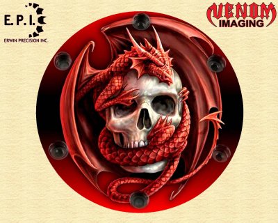 SUZUKI M109R Derby/Engine Cover SERPENT