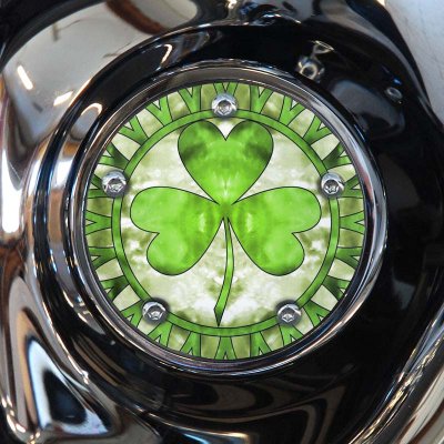 Custom Timing Cover - Shamrock Scroll
