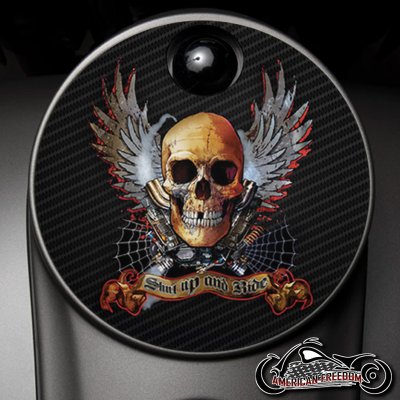 Custom Fuel Door - Shut Up And Ride