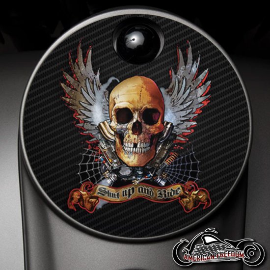 Custom Fuel Door - Shut Up And Ride