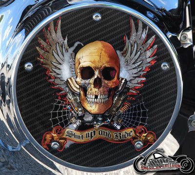 Custom Derby Cover - Shut Up And Ride