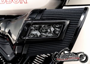 Harley 2025+ Heavy Breather Insert - No Evil Skulls