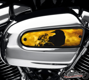 Harley Davidson Wedge Air Cleaner Insert - Smoking Raven