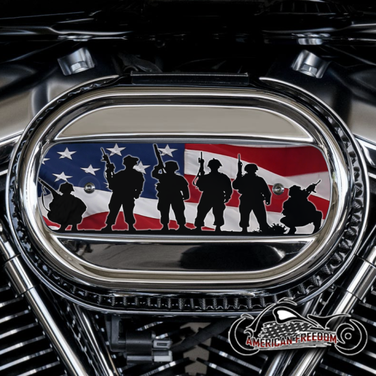 Harley Davidson M8 Ventilator Insert - Soldiers Flag