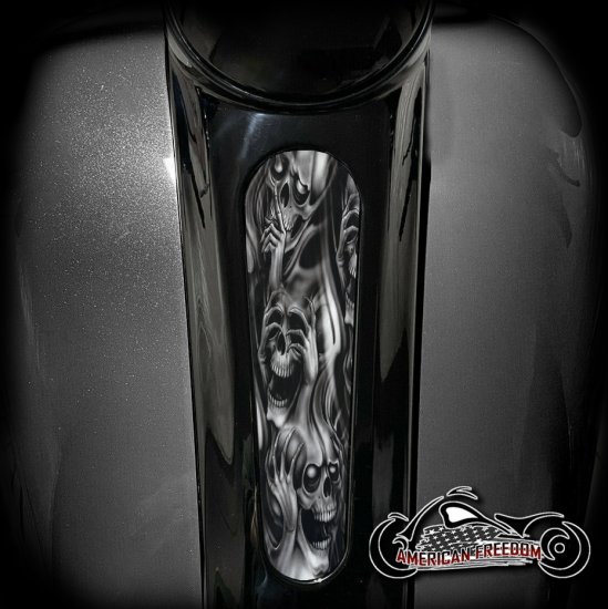 Harley 8 Inch Dash Insert - No Evil