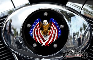 Custom Air Cleaner Cover - Striking Eagle