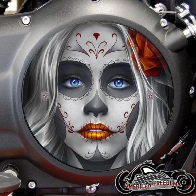 Victory Derby Cover - Sugar Skull Orange