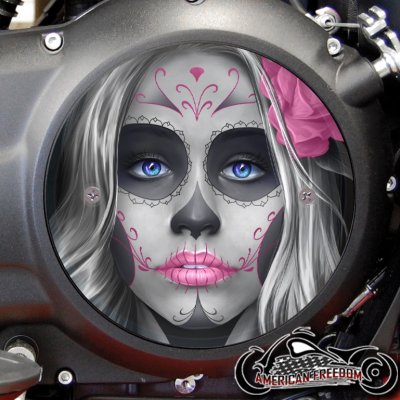 Victory Derby Cover - Sugar Skull Pink
