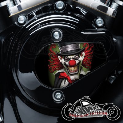 Harley Davidson VVT Timing Medallion - Top Hat Evil Clown