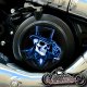 Indian 2025+ Scout Derby - Top Hat Skull Blue