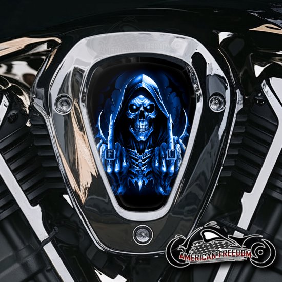 Indian Challenger Pursuit V Cover Inserts - FU Reaper Blue