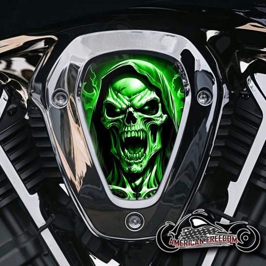 Indian Challenger Pursuit V Cover Inserts - Vampire Reaper Green