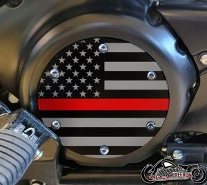 SUZUKI M109R Derby/Engine Cover - TRL Flag