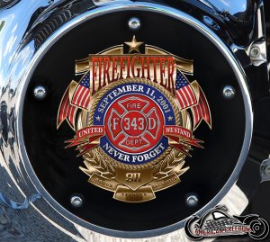 Custom Derby Cover - Firefighter United We Stand