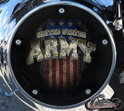 Custom Derby Cover - Army Flag