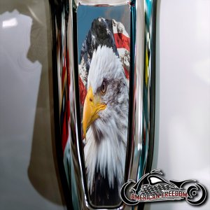 Harley 2024+ Street Glide & Road Glide Dash Insert - US Eagle