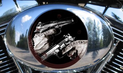 Custom Air Cleaner Cover - Veritas Aequitas 1