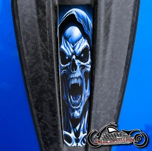 2023+ Harley CVO Dash Insert Vampire reaper blue