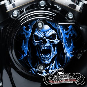 Harley Davidson VVT Cam Housing Unit - Vampire Reaper Blue