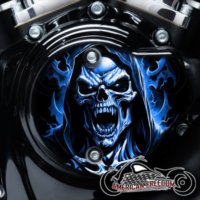 Harley Davidson VVT Cam Housing Unit - Vampire Reaper Blue