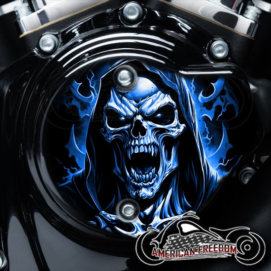 Harley Davidson VVT Cam Housing Unit - Vampire Reaper Blue