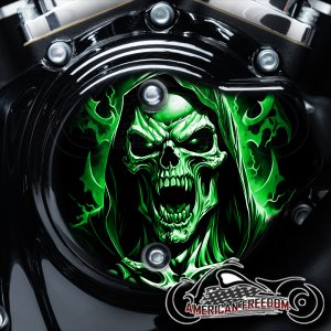 Harley Davidson VVT Cam Housing Unit - Vampire Reaper Green