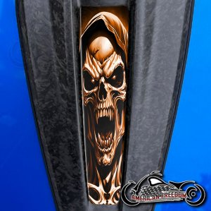 2023+ Harley CVO Dash Insert Vampire reaper orange