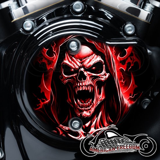 Harley Davidson VVT Cam Housing Unit - Vampire Reaper Red