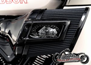 Harley 2025+ Heavy Breather Insert - Viking Valknut
