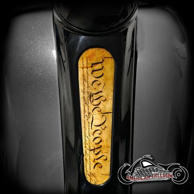 Harley 8 Inch Dash Insert - We The People Constitution