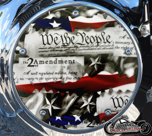 Custom Derby Cover - We The People Flag