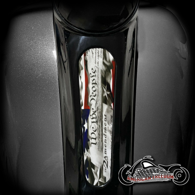 Harley 8 Inch Dash Insert - We The People Flag