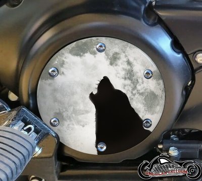 SUZUKI M109R Derby/Engine Cover - Howling Wolf
