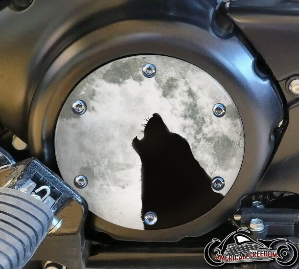 SUZUKI M109R Derby/Engine Cover - Howling Wolf