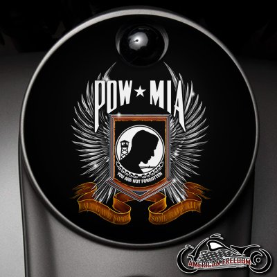 Custom Fuel Door - POW MIA Not Forgotten