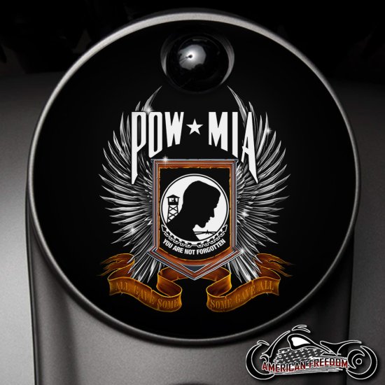 Custom Fuel Door - POW MIA Not Forgotten