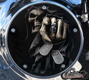 Custom Derby Cover - Reaper You're Next Custom Derby Cover - Reaper You're Next