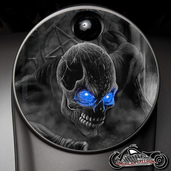 Custom Fuel Door - Grabber Blue Eyes