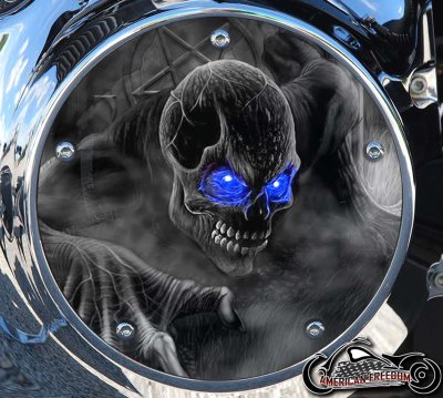 Custom Derby Cover - Grabber Blue Eyes